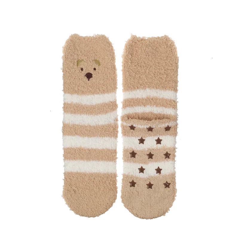 Rockahula Teddy Cosy Slipper Socks