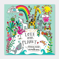 Rachel Ellen Sticker Scene Love Our Planet