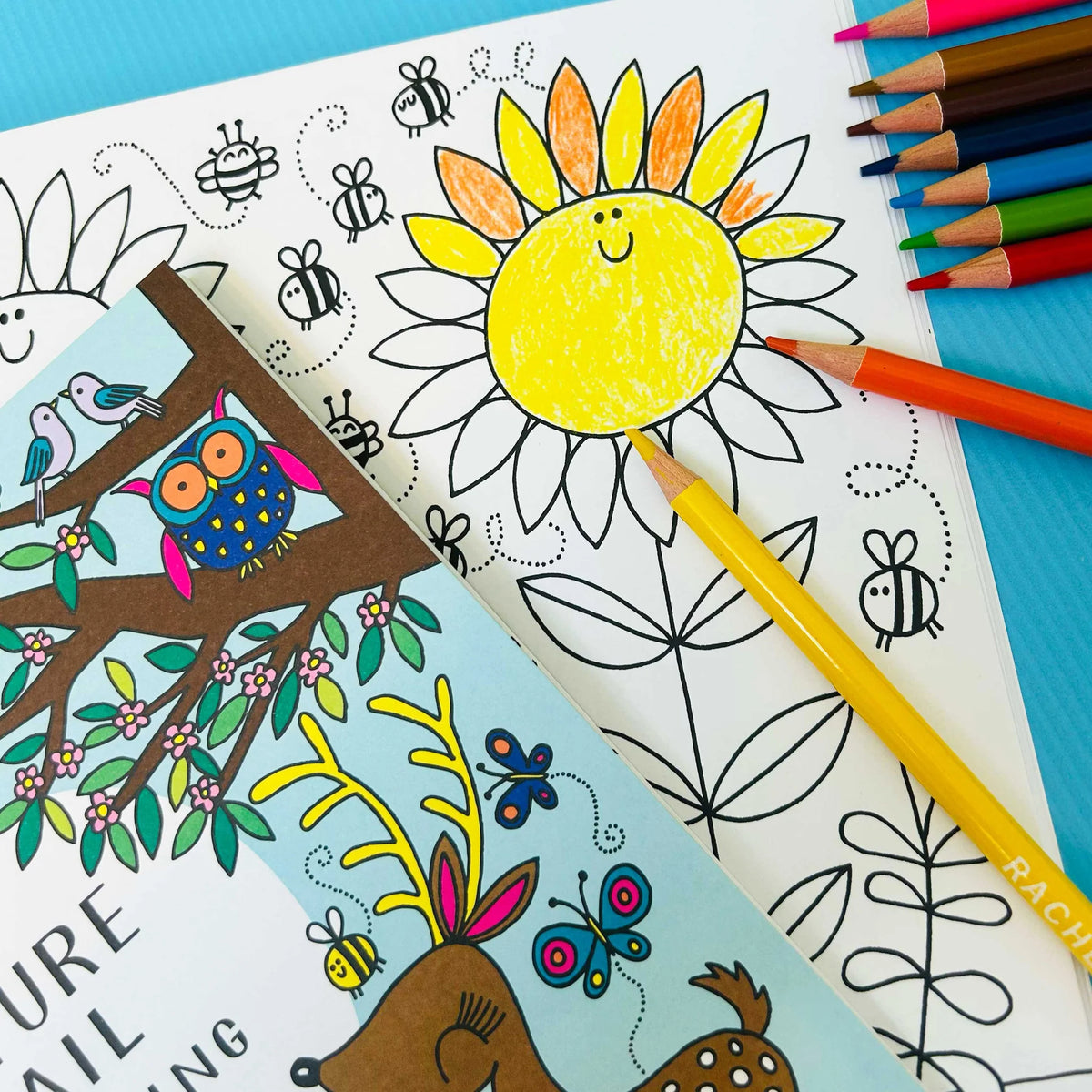 Rachel Ellen Nature Trail Colouring Book
