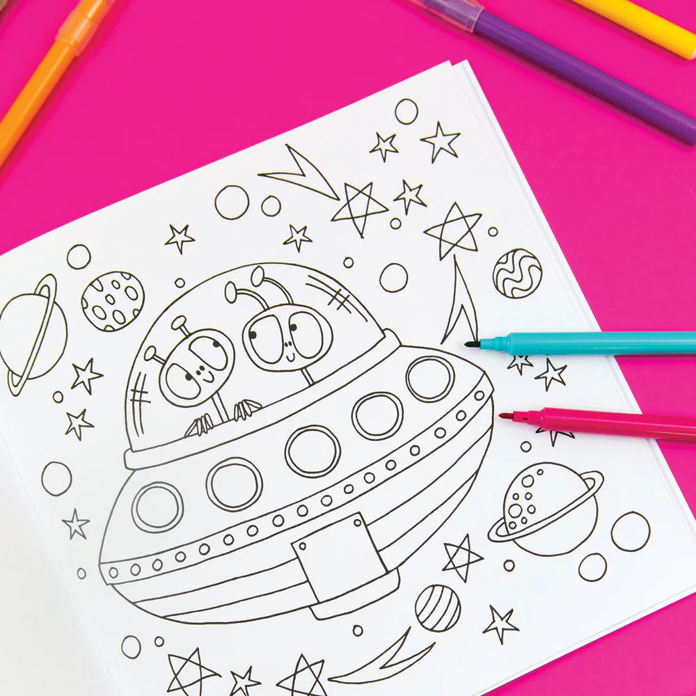 Rachel Ellen Adventure In Space Colouring Book