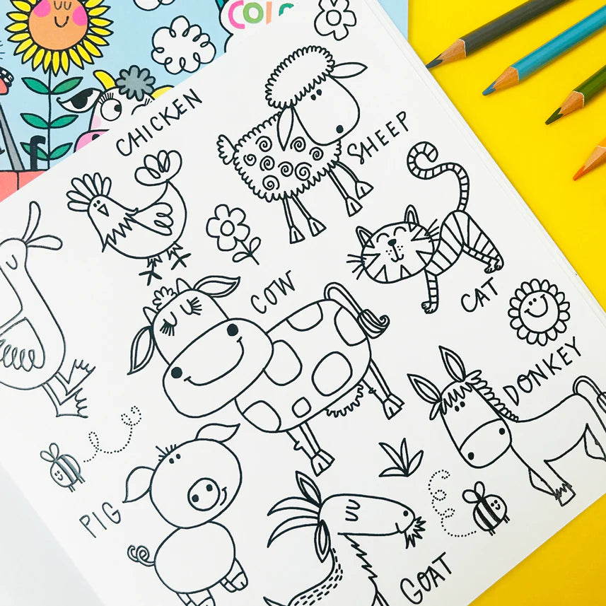 Rachel Ellen Farm Colouring Book