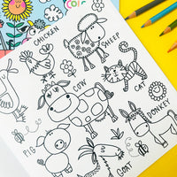 Rachel Ellen Farm Colouring Book