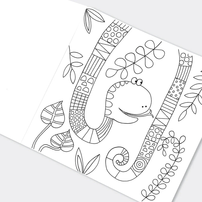 Rachel Ellen Jungle Colouring Book