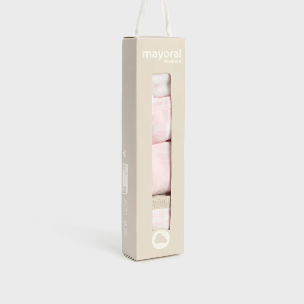 Mayoral 4pc Pink Socks