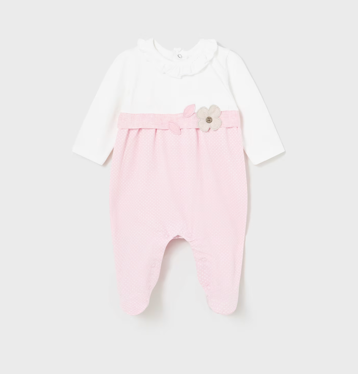 Mayoral Sleepsuits Pink Picnic Basket/Pink Flower Sleepsuits