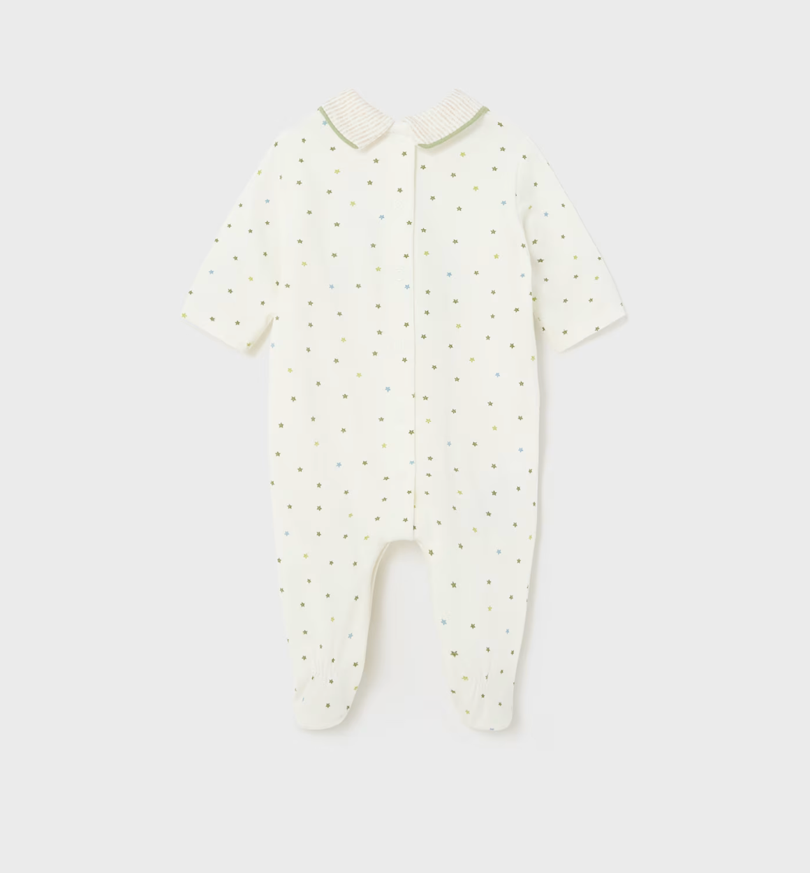 Mayoral Sleepsuits Cream/Green Bear