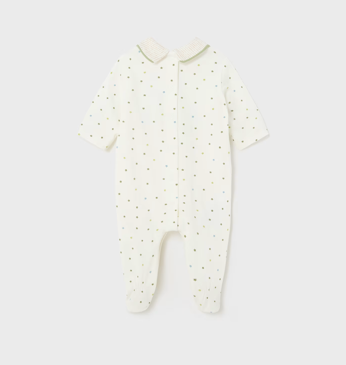 Mayoral Sleepsuits Cream/Green Bear