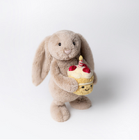 Bashful Beige Bunny Birthday Cake - max 1 per customer