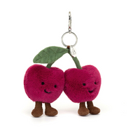 Amuseables Cherries Bag Charm - max 1 per customer