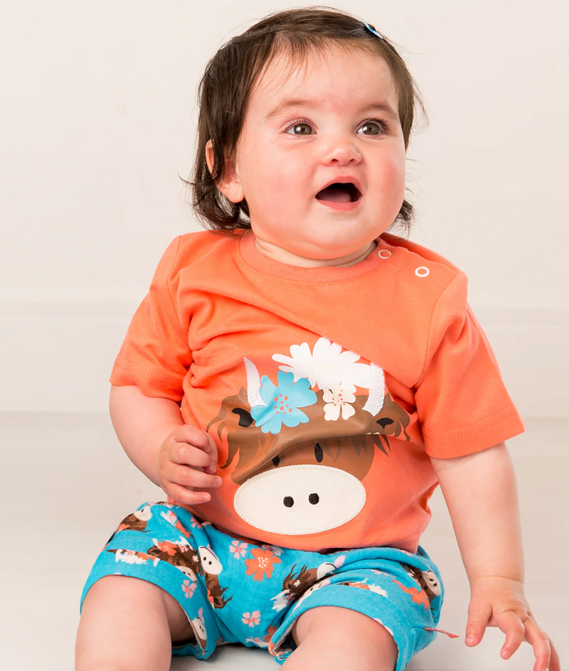 Bonnie Highland Cow Tee