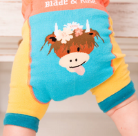 Bonnie Highland Cow Knitted Shorts