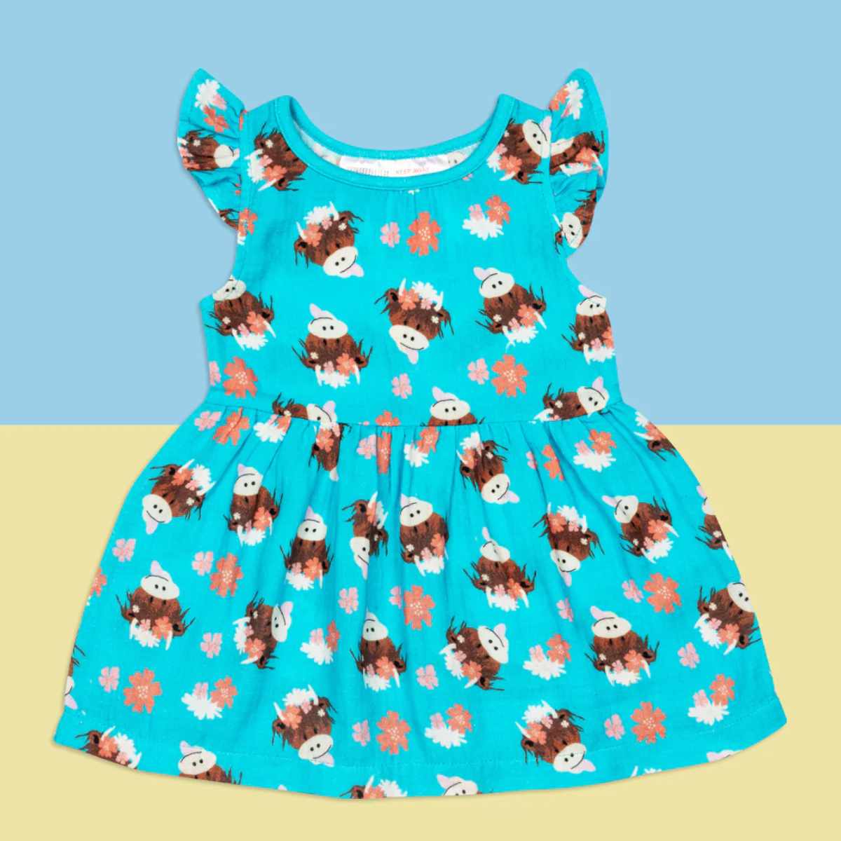 Bonnie Highland Cow Summer Dress