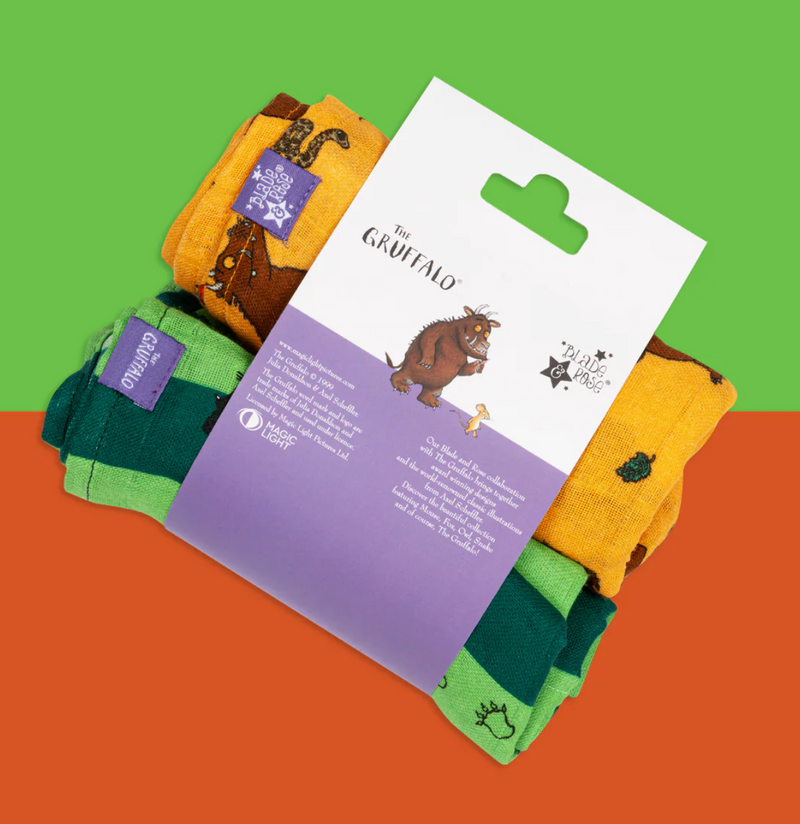Gruffalo Muslin Squares