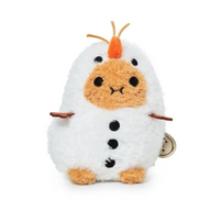Snowman Ricespud Mini Sitting Plush Toy
