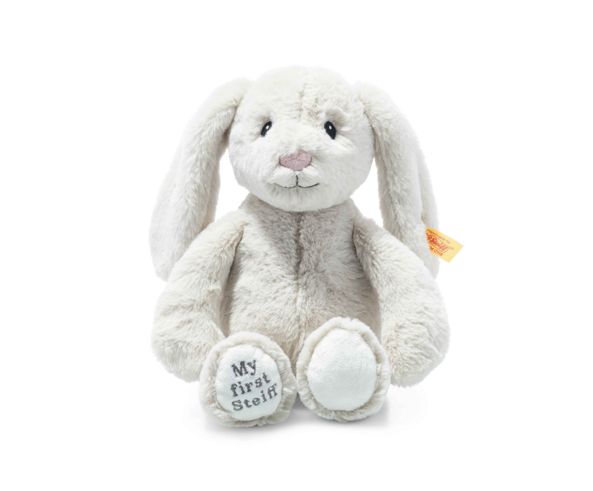 Steiff Hoppie Rabbit My First Light Grey