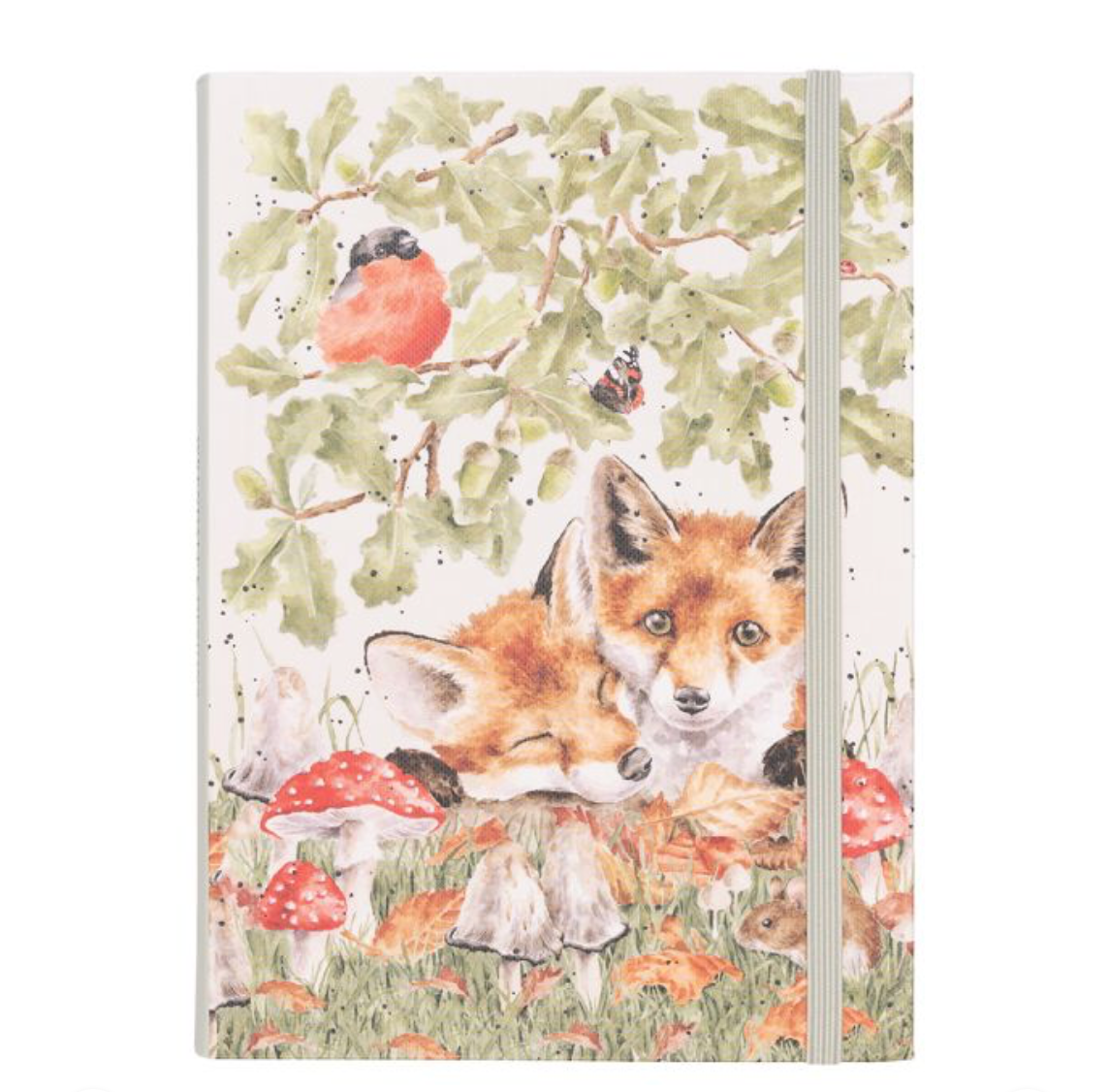 Wrendale Under The Oak Tree Fox Flexi Notebook