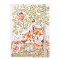 Wrendale Under The Oak Tree Fox Flexi Notebook