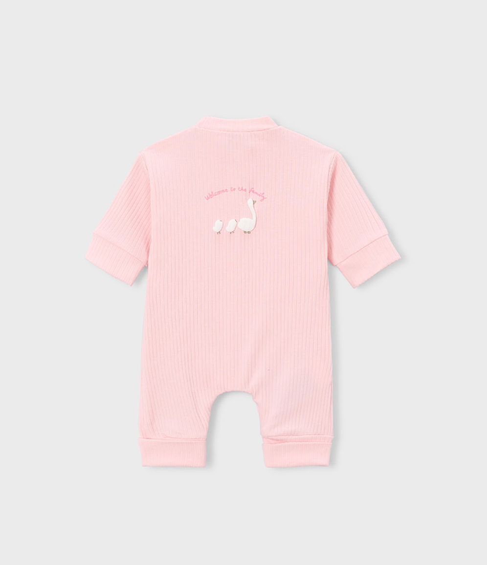 Mayoral Pink Swan Romper