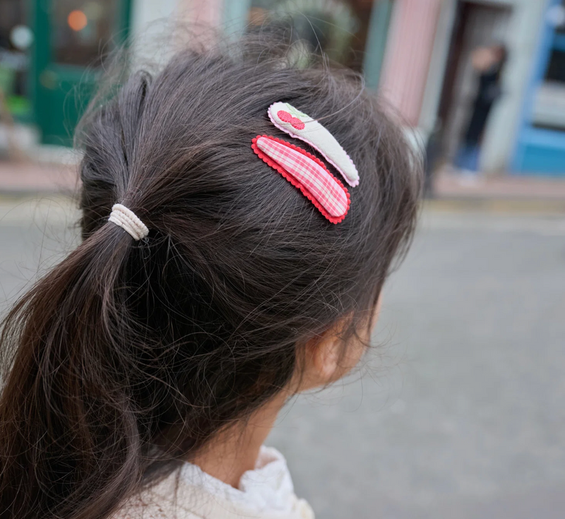 Rockahula Cherry Dreams Fabric Clip Set
