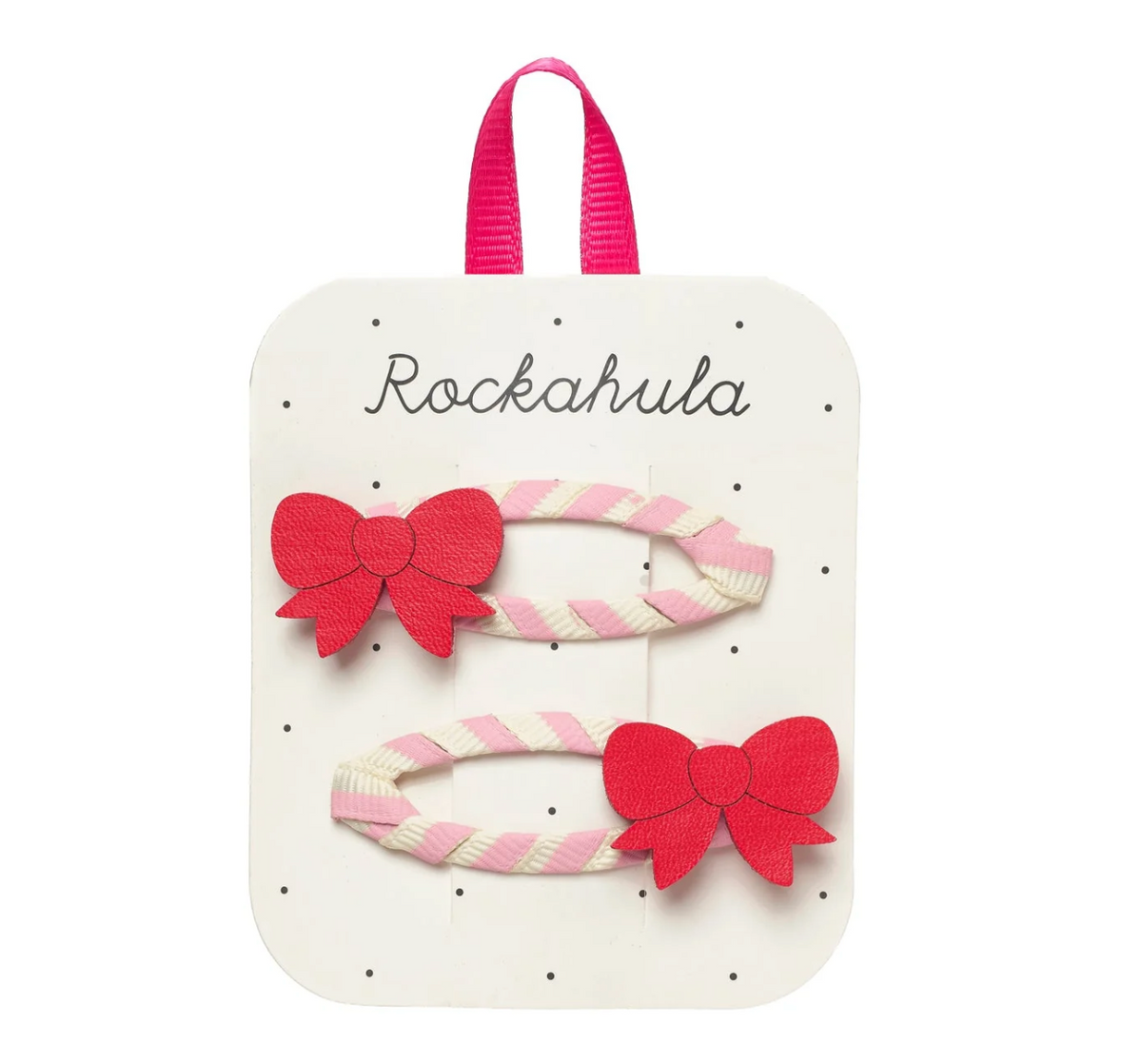 Rockahula Cutesy Bow Stripy Clips