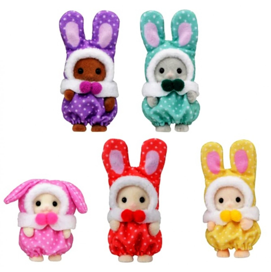 Slyvanian Families Baby Colourful Bunnies Costume Series