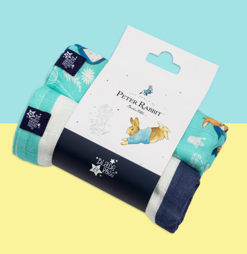 Peter Rabbit Garden Muslin Squares