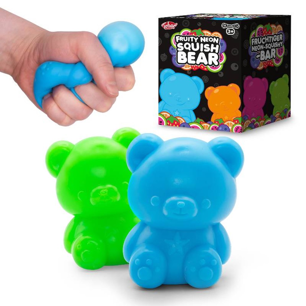Scrunchems Squishy Fruity Neon Bear