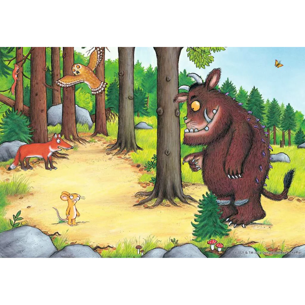 The Gruffalo 2 x 12 puzzles