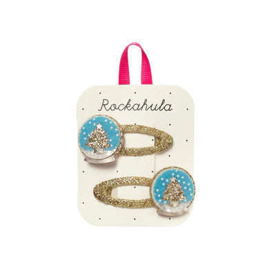 Rockahula Shimmer Snowglobe Clips