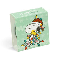 Christmas Snoopy and Woodstock Lip Balm in a Tin.