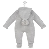 Grey Knitted Pram Suit