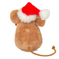 Christmas Mouse with Candy Cane 11 cm Plush Toy Stuffed Animal