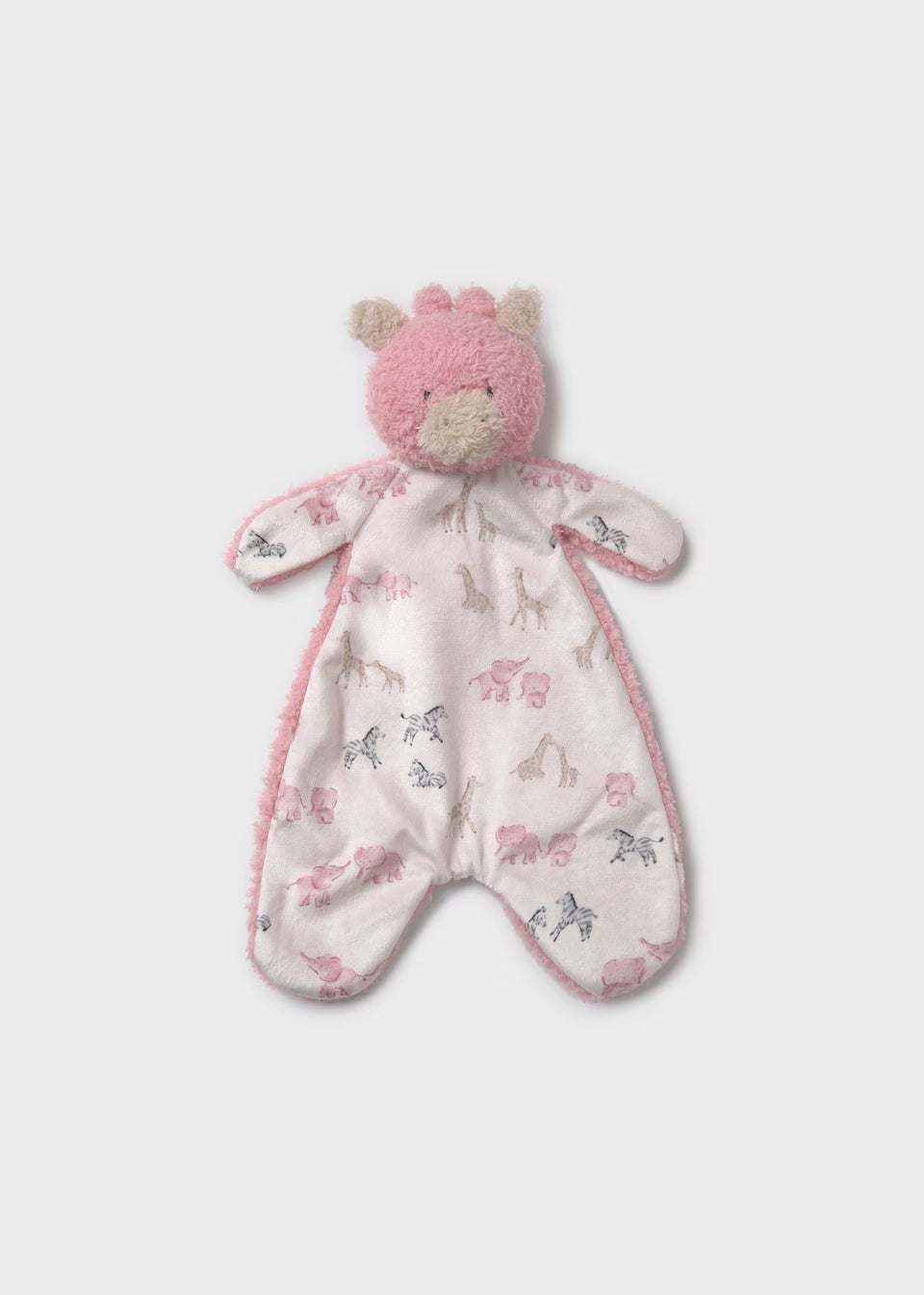 Mayoral Baby Comforter and Dummy Holder Pink