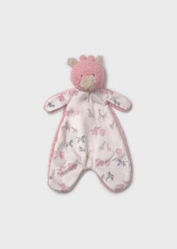 Mayoral Baby Comforter and Dummy Holder Pink