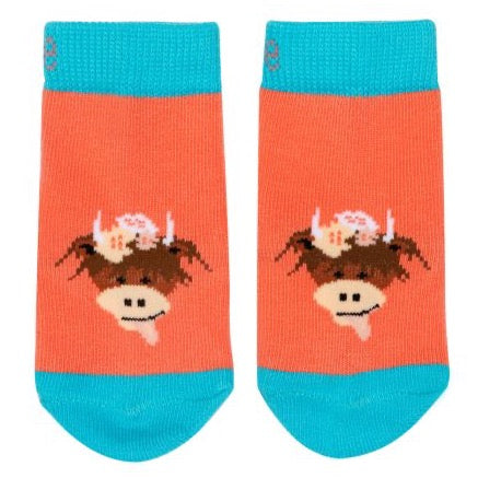Bonnie Highland Cow Socks