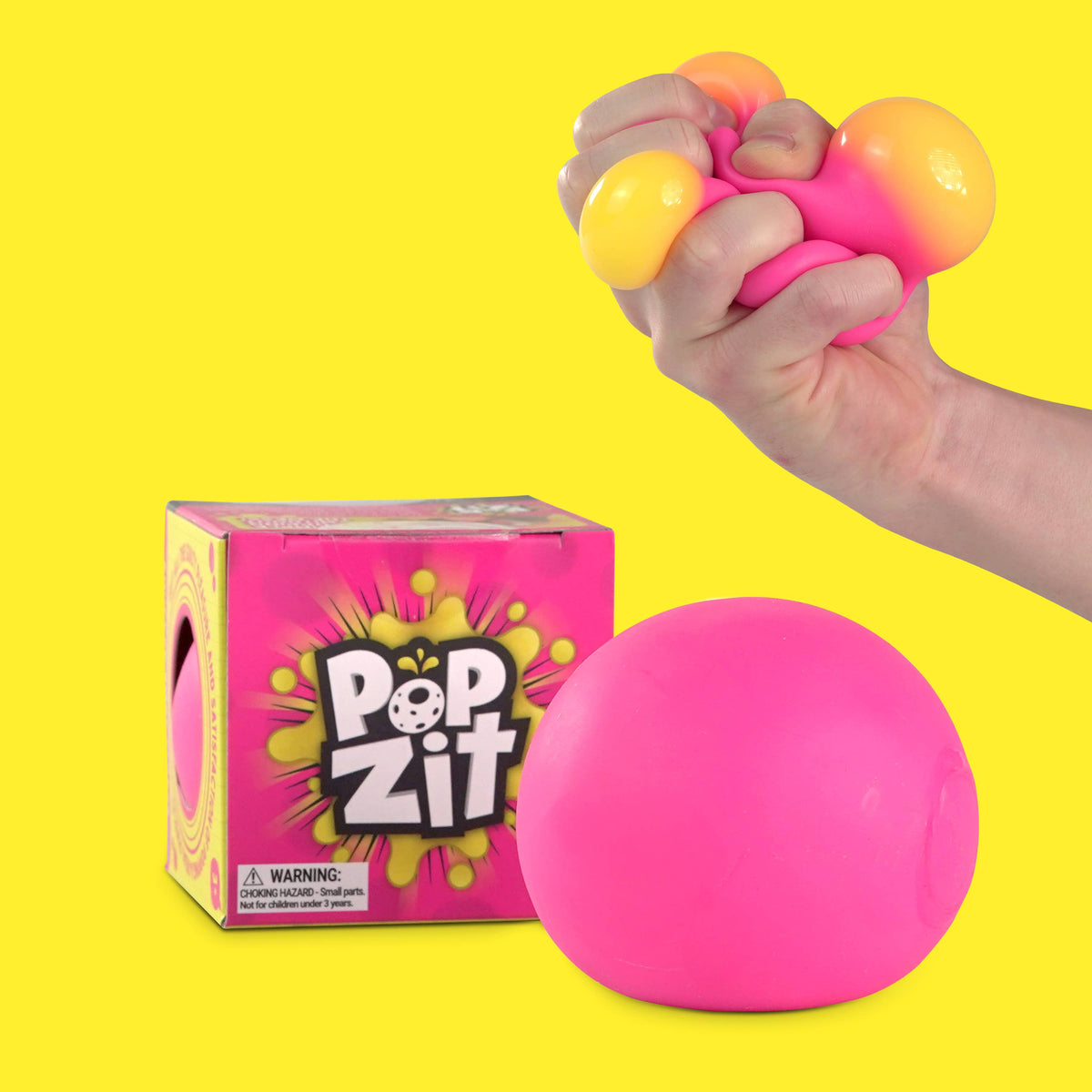 Pop Zit | Silicone Novelty Squishy Toy | Stress Relief Gift