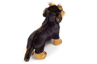 Wire-haired dachshund standing 28 cm - plush toy - soft toy