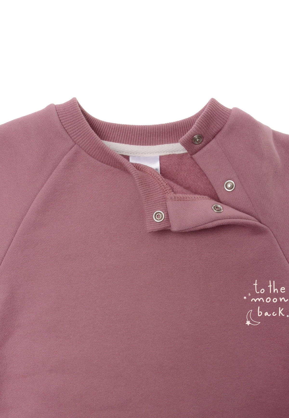 Set with sweatshirt in rosewood and "to the moon" leggings