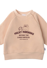 Milky Morning Sweatshirt beige Mini and Me Edition