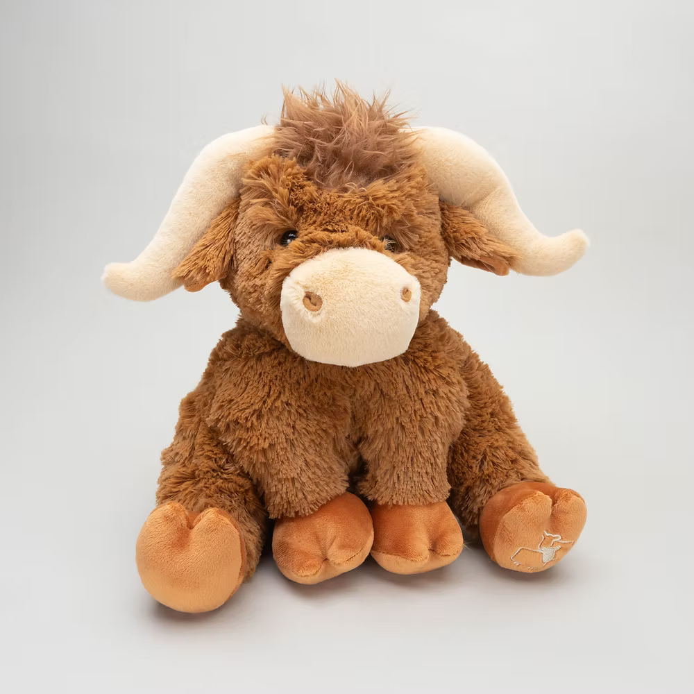 Large Horny Brown Highland Cow