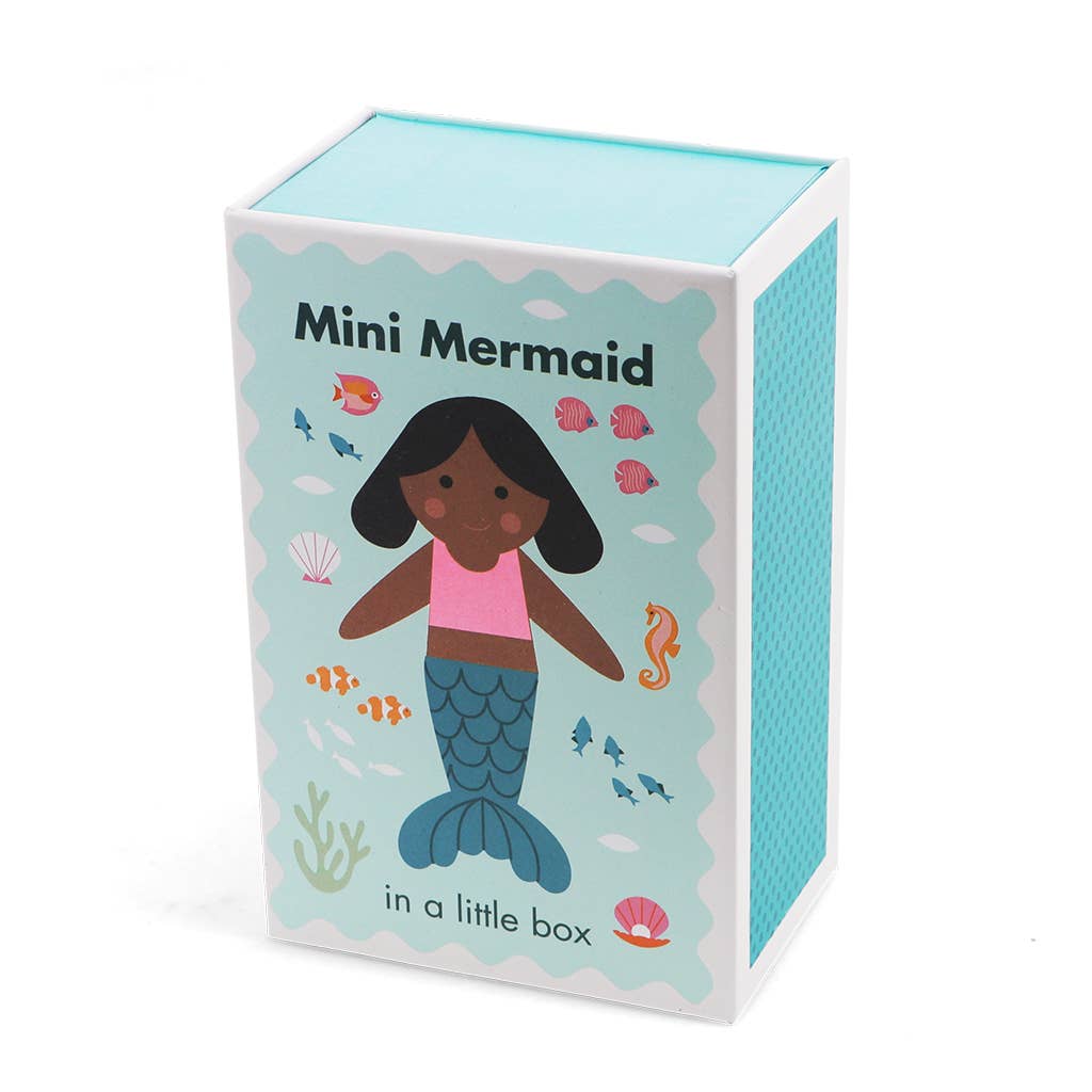 Mini soft toy in a little box - Mermaid