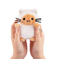 Mini Sitting Plush Toy - White Cat Ricespud - Cat Potato
