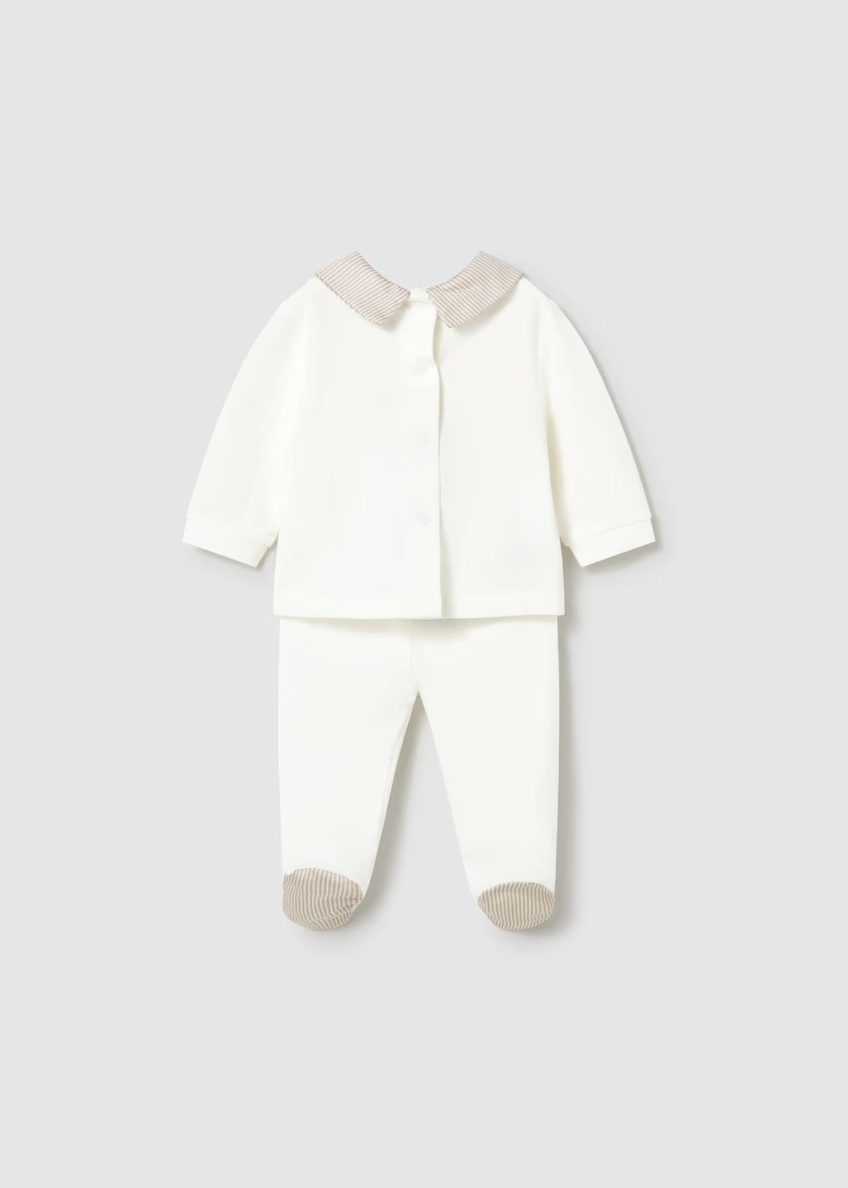 Mayoral Cream Bear Two Piece Set