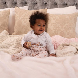 Little Forest Woodland Animal Printed Babygrow