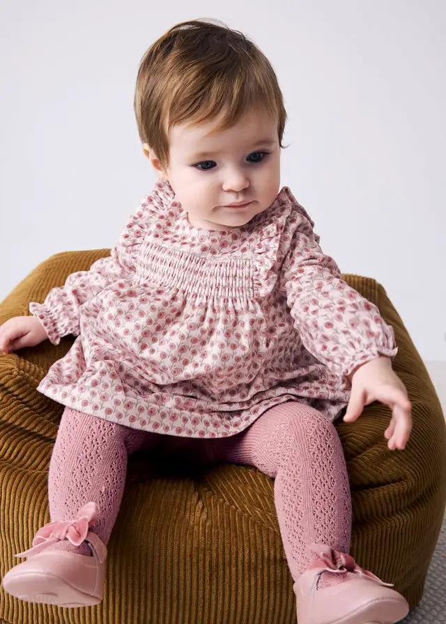 Mayoral Pink Flowers Dress