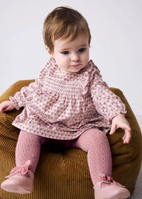 Mayoral Pink Flowers Dress