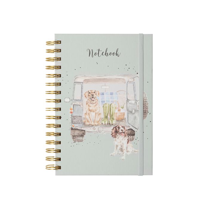 Wrendale Labrador and Spaniel Spiral Bound Blank Notebook