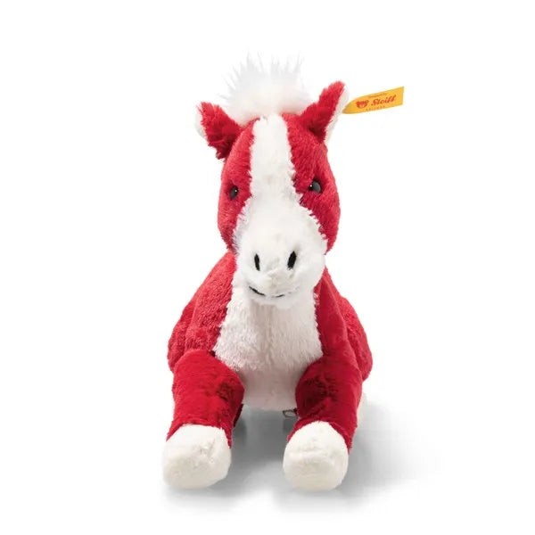 Steiff Horse Red White Lying