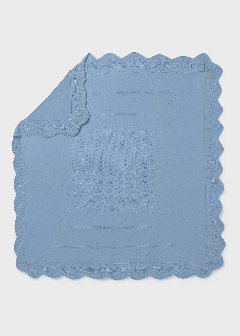 Mayoral Blue Blanket Shawl