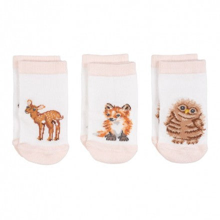 Little Forest Woodland Animal Baby Socks Set